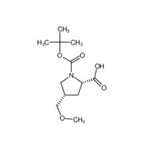 (2S,4S)-4-(甲氧基甲基)-1,2-吡咯烷二甲酸1-叔丁基酯,(2S,4S)-4-(Methoxymethyl)-1,2-pyrrolidinedicarboxylic acid 1-(1,1-dimethylethyl) ester