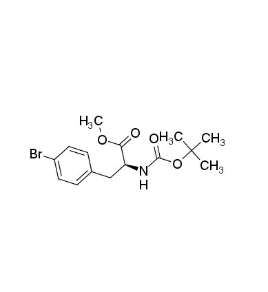 methyl (2S)-3-(4-bromophenyl)-2-[(2-methylpropan-2-yl)oxycarbonylamino]propanoate?