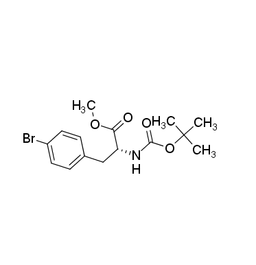 methyl (2R)-3-(4-bromophenyl)-2-[(2-methylpropan-2-yl)oxycarbonylamino]propanoate?