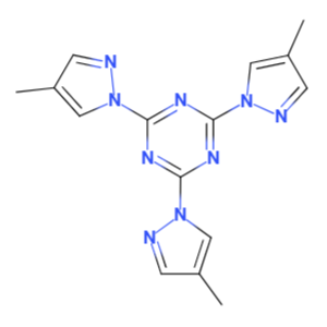 2,4,6-三(4-甲基吡唑-1-基)-1,3,5-三嗪