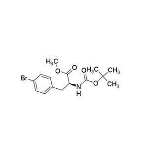 methyl (2S)-3-(4-bromophenyl)-2-[(2-methylpropan-2-yl)oxycarbonylamino]propanoate
