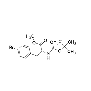 methyl (2R)-3-(4-bromophenyl)-2-[(2-methylpropan-2-yl)oxycarbonylamino]propanoate