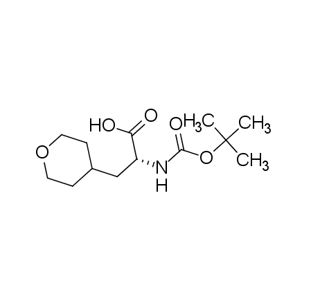 (2R)-2-[(2-methylpropan-2-yl)oxycarbonylamino]-3-(oxan-4-yl)propanoic acid?