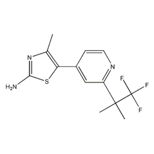 4-甲基-5-(2-(1,1,1-三氟-2-甲基丙-2-基)吡啶-4-基)噻唑-2-胺
