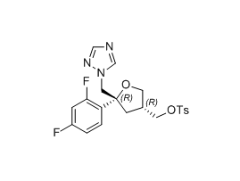 泊沙康唑杂质25,((3R,5R)-5-((1H-1,2,4-triazol-1-yl)methyl)-5-(2,4-difluorophenyl) tetrahydrofuran-3-yl)methyl 4-methylbenzenesulfonate