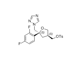 泊沙康唑杂质26,((3S,5S)-5-((1H-1,2,4-triazol-1-yl)methyl)-5-(2,4-difluorophenyl) tetrahydrofuran-3-yl)methyl 4-methylbenzenesulfonate