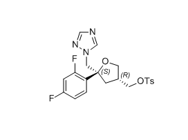 泊沙康唑杂质24,((3R,5S)-5-((1H-1,2,4-triazol-1-yl)methyl)-5-(2,4-difluorophenyl) tetrahydrofuran-3-yl)methyl 4-methylbenzenesulfonate