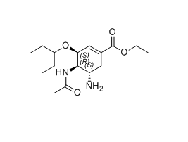 奥司他韦杂质10,ethyl (3S,4R,5S)-4-acetamido-5-amino-3-(pentan-3-yloxy)cyclohex-1-ene-1-carboxylate