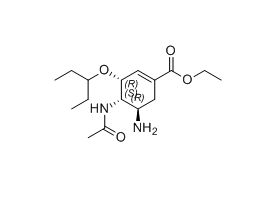 奧司他韋雜質(zhì)11,ethyl (3R,4S,5R)-4-acetamido-5-amino-3-(pentan-3-yloxy)cyclohex-1-ene-1-carboxylate