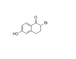 2-溴-3,4-二氢-6-羟基萘-1(2H)-酮,2-bromo-3,4-dihydro-6-hydroxynaphthalen-1(2H)-one