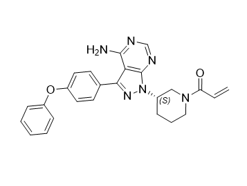 依鲁替尼杂质02,(S)-1-(3-(4-amino-3-(4-phenoxyphenyl)-1H-pyrazolo[3,4-d]pyrimidin-1-yl)piperidin-1-yl)prop-2-en-1-one