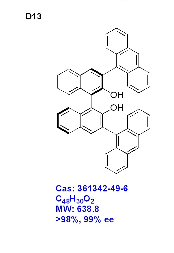 (R)-3,3′-二-9-蒽基-1,1′-二-2-萘酚,(R)-3,3'-Bis(9-anthryl)-1,1'-binaphthyl-2,2'-diol