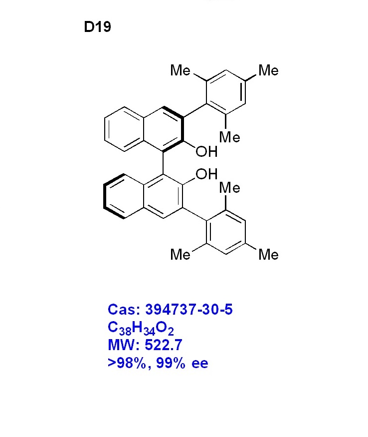 (R)-3,3'-双(2,4,6-三甲基苯基)-1,1'-联萘酚,(R)-3,3'-Bis(2,4,6-trimethylphenyl)-1,1'-bi-2-naphthalene]-2,2'-dio