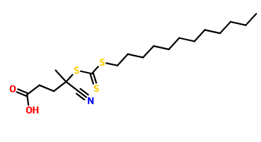 4-氰基-4-[[(十二烷硫基)硫酮甲基]硫基]戊酸,4-Cyano-4-(dodecylsulfanylthio carbonyl)sulfanylpentanoic acid