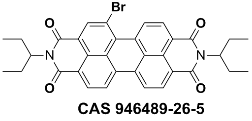 Anthra[2,1,9-def:6,5,10-d'e'f']diisoquinoline-1,3,8,10(2H,9H)-tetrone, 5-bromo-2,9-bis(1-ethylpropy,Anthra[2,1,9-def:6,5,10-d'e'f']diisoquinoline-1,3,8,10(2H,9H)-tetrone, 5-bromo-2,9-bis(1-ethylpropyl)-