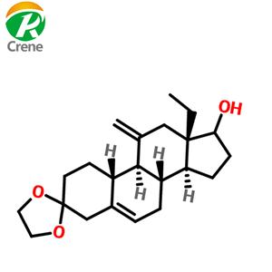 Gon-5-en-3-one, 13-ethyl-17-hydroxy-11-methylene-, cyclic 1,2-ethanediylacetal