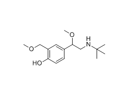 沙丁醇胺杂质17,4-(2-(tert-butylamino)-1-methoxyethyl)-2-(methoxymethyl)phenol