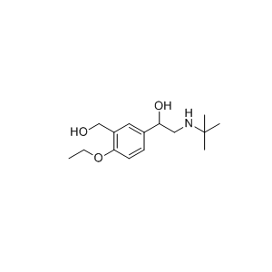 沙丁醇胺杂质21,2-(tert-butylamino)-1-(4-ethoxy-3-(hydroxymethyl)phenyl)ethanol