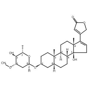 去乙酰基欧夹竹桃苷,Oleandrin,anhydro-16-deacetyl-