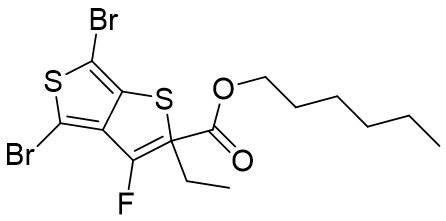 4-二(2-乙基己基)二噻吩并硅代环戊烷,2-Ethylhexyl-4,6-dibroMo-3-fluorothieno[3,4-b]thiophene-2-carboxylate