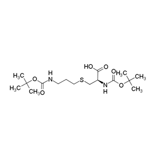 (2R)-2-[(2-methylpropan-2-yl)oxycarbonylamino]-3-[3-[(2-methylpropan-2-yl)oxycarbonylamino]propylsulfanyl]propanoic acid