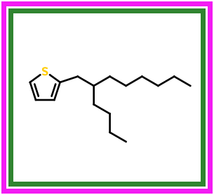 2-(2-丁基辛基)噻吩,2-(2'-butyl-1'-octyl)thiophene