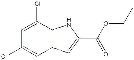 5,7-二氯-1H-吲哚-2-甲酸乙酯,Ethyl 5,7-dichloro-1H-indole-2-carboxylate