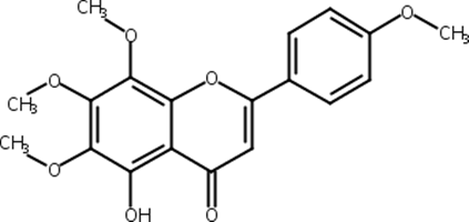 栀子黄素B,Gardenin B