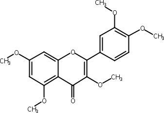 槲皮素3,5,7,3′,4′-五甲基醚,Quercetin 3,5,7,3′,4′-pentamethyl ether