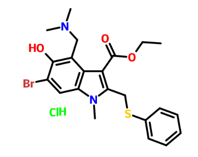 鹽酸阿比朵爾,Arbidol Hydrochlorid