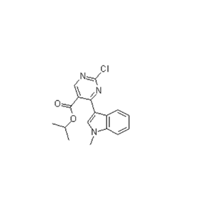 isopropyl 2-chloro-4-(1-methyl-1H-indol-3-yl)pyrimidine-5-carboxylate,isopropyl 2-chloro-4-(1-methyl-1H-indol-3-yl)pyrimidine-5-carboxylate