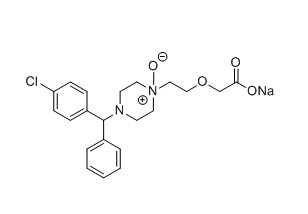 西替利嗪雜質(zhì)15（鈉鹽）,sodium 2-(2-(4-((4-chlorophenyl)(phenyl)methyl)-1-oxidopiperazin-1-yl)ethoxy)acetate