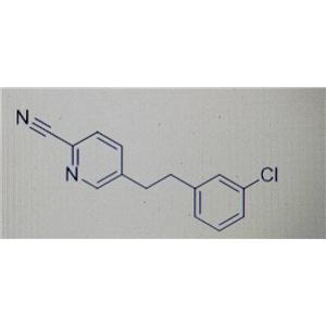 5-(3-chlorophenethyl)picolinonitrile,5-(3-chlorophenethyl)picolinonitrile