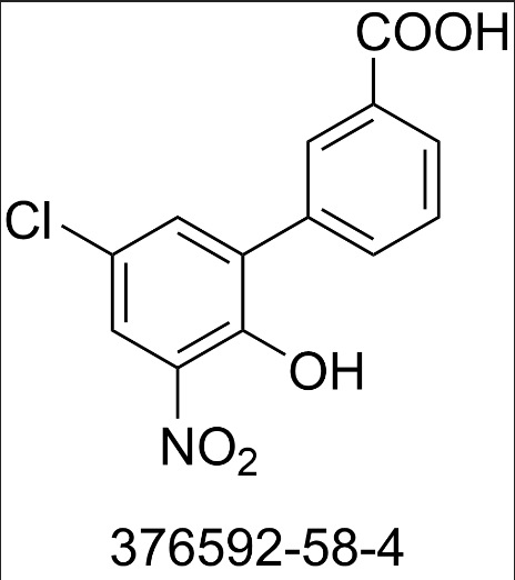 5'-氯-3'-硝基-2'-羟基-[1,1'-联苯]-3-甲酸,5-Chloro-2-hydroxy-3-nitro-(1,1-biphenyl)-3-carboxylic acid