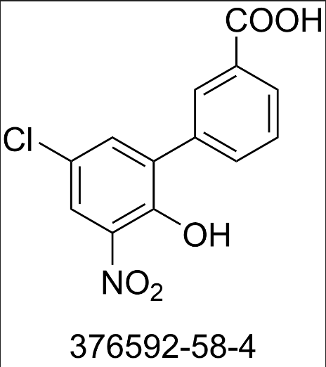 5'-氯-3'-硝基-2'-羥基-[1,1'-聯(lián)苯]-3-甲酸,5-Chloro-2-hydroxy-3-nitro-(1,1-biphenyl)-3-carboxylic acid