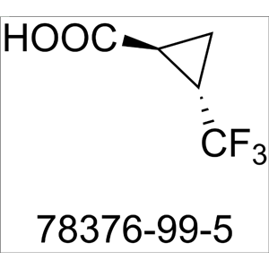 反式-2-三氟甲基环丙烷-1-甲,(+/-)-trans-2-(Trifluoromethyl)cyclopropanecarboxylic acid