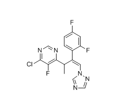 伏立康唑杂质24,(E)-4-chloro-6-(3-(2,4-difluorophenyl)-4-(1H-1,2,4-triazol-1-yl)but-3-en-2-yl)-5-fluoropyrimidine
