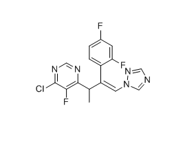 伏立康唑杂质25,(Z)-4-chloro-6-(3-(2,4-difluorophenyl)-4-(1H-1,2,4-triazol-1-yl)but-3-en-2-yl)-5-fluoropyrimidine