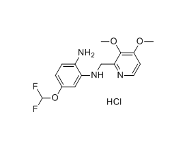 泮托拉唑杂质25（盐酸盐）,5-(difluoromethoxy)-N1-((3,4-dimethoxypyridin-2-yl)methyl)benzene-1,2-diamine hydrochloride
