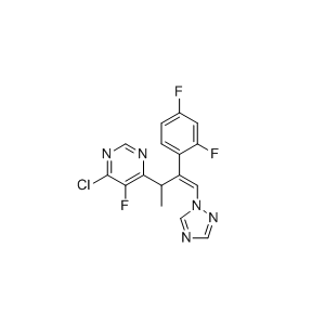伏立康唑杂质24,(E)-4-chloro-6-(3-(2,4-difluorophenyl)-4-(1H-1,2,4-triazol-1-yl)but-3-en-2-yl)-5-fluoropyrimidine