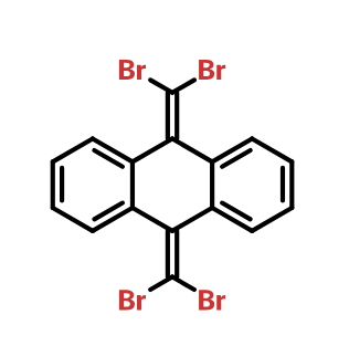 9,10-bis(dibromomethylidene)anthracene,9,10-bis(dibromomethylidene)anthracene