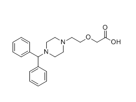 西替利嗪杂质08（单体）,2-(2-(4-benzhydrylpiperazin-1-yl)ethoxy)acetic acid