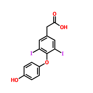 4-(4-羟基苯氧基)-3,5-二碘-苯基-乙酸,3,5-DIIODOTHYROACETIC ACID