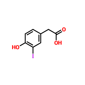 3-碘-4-羟基苯乙酸,2-(4-Hydroxy-3-iodophenyl)acetic acid