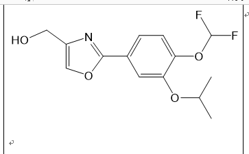 4-Oxazolemethanol, 2-[4-(difluoromethoxy)-3-(1-methylethoxy)phenyl]-