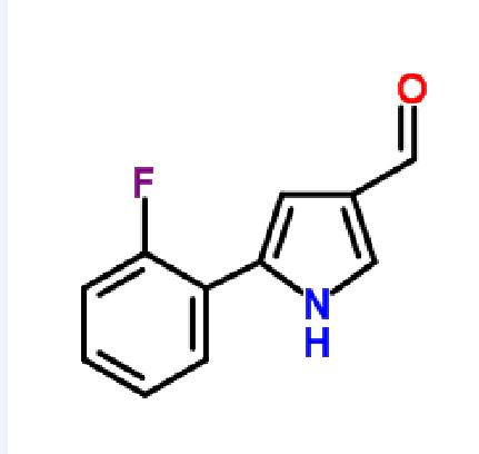 5-(2-氟苯基)-1H-吡咯-3-甲醛,5-(2-fluorophenyl)-1H-pyrrole-3-carbaldehyde