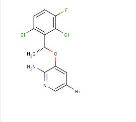3-[(1R)-(2,6-二氯-3-氟苯基)乙氧基]-2-氨基-5-溴吡啶,(R)-5-bromo-3-(1-(2,6-dichloro-3-fluorophenyl)ethoxy)pyridin-2-amine
