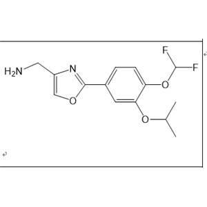 4-Oxazolemethanamine, 2-[4-(difluoromethoxy)-3-(1-methylethoxy)phenyl]-