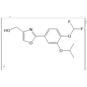 4-Oxazolemethanol, 2-[4-(difluoromethoxy)-3-(1-methylethoxy)phenyl]-