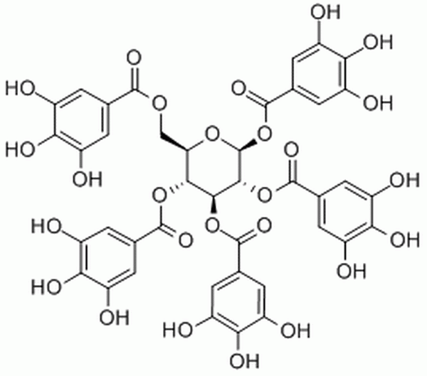 1,2,3,4,6-五没食子酰葡萄糖,1,2,3,4,6-pentagalloylglucose